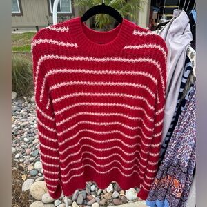 All Saints Renne Striped Sweater - Small